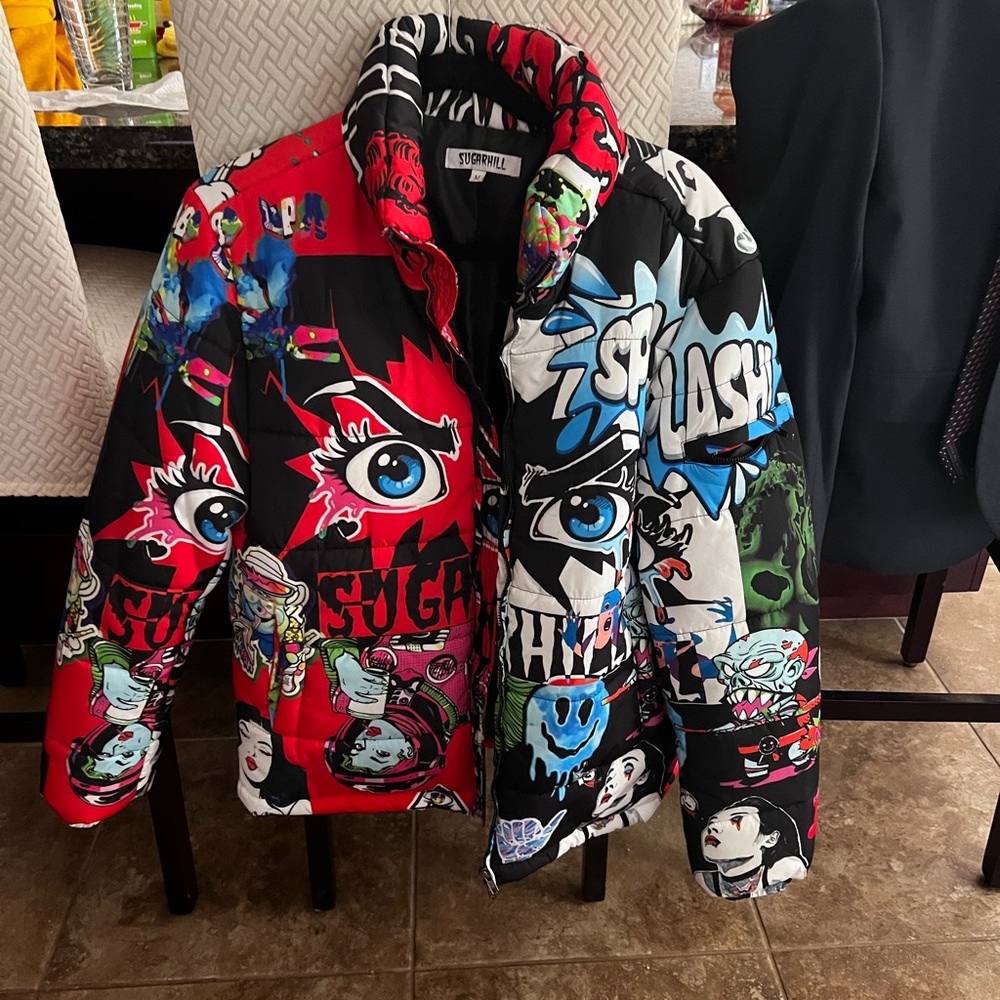 Sugarhill psycho puffer coat